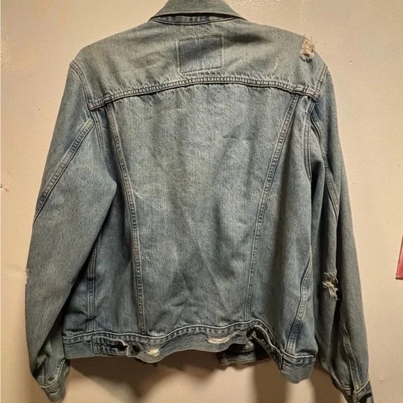 Levi's Light Blue Denim Jacket - Men's Jean Trucker - Picture 3 of 3